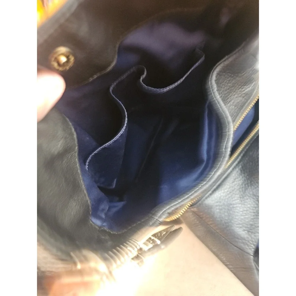 Coach Black Pebbled Leather Double Handled Madison Bag E1376-26224